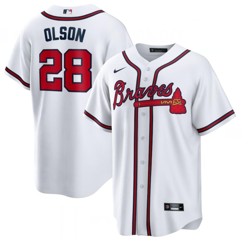 Braves 28 Matt Olson White Nike Cool Base Jersey Dzhi,We sell and wholesale Braves 28 Matt Olson White Nike Cool Base Jersey Dzhi on line form chian!